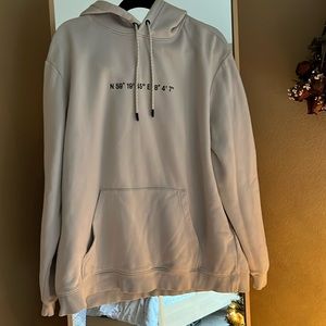 H&M Regular Fit Men’s cream hoodie XL